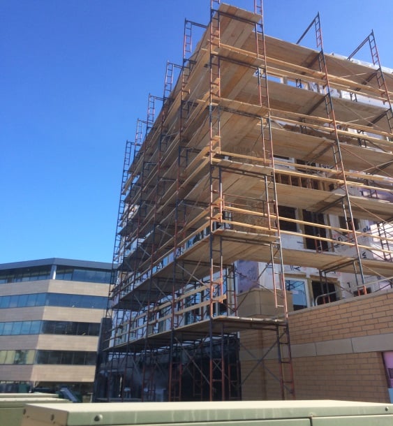 Construction Continues in Sub-Zero Temperatures