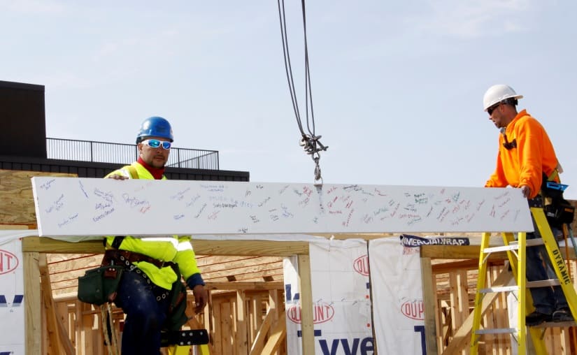 "Topping Out" Ceremony at CityDeck Landing, Green Bay, Wisconsin