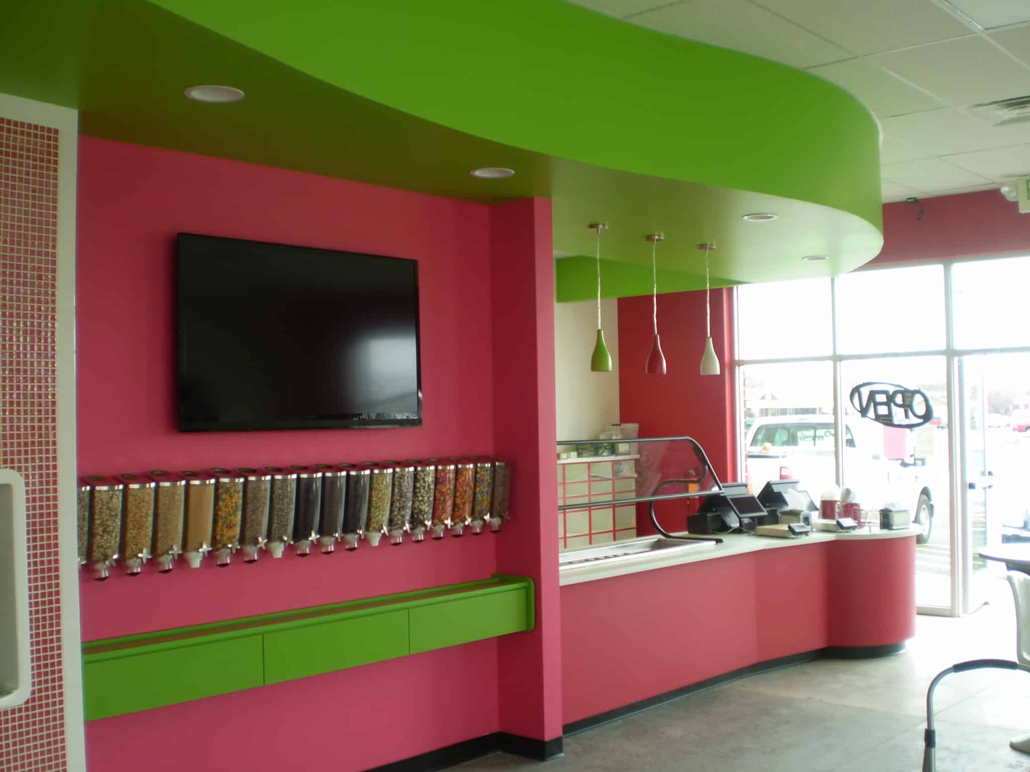 Cherry Berry Frozen Yogurt - Oshkosh